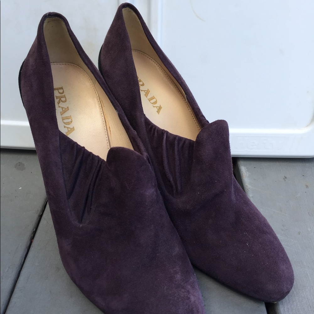 Preowned Prada suede booties - Picture 6 of 6